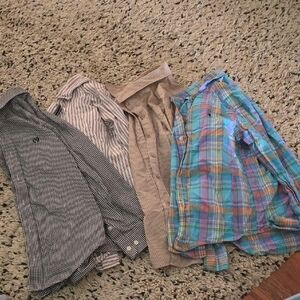 Polo by Ralph Lauren Kids Multicolor Plaid & Striped Button-Down Shirts